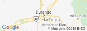 Victoria De Durango map